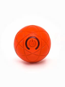 Интерактивная игрушка для собак «Гравитационный мяч», 5.5 см, оранжевая