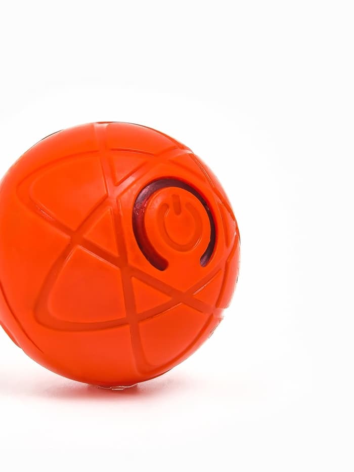 Интерактивная игрушка для собак «Гравитационный мяч», 5.5 см, оранжевая