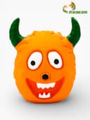 Пищащая игрушка для собак «Монстр», 7×5.5 см, латекс, оранжевая