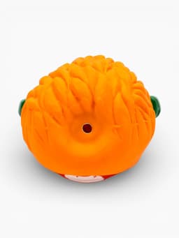 Пищащая игрушка для собак «Монстр», 7×5.5 см, латекс, оранжевая