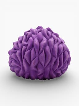 Пищащая игрушка для собак «Монстр», 7×5.5 см, латекс, фиолетовая