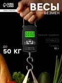 Весы - безмен LV-505, электронные, до 50 кг, точность до 10 г, подсветка, чёрные