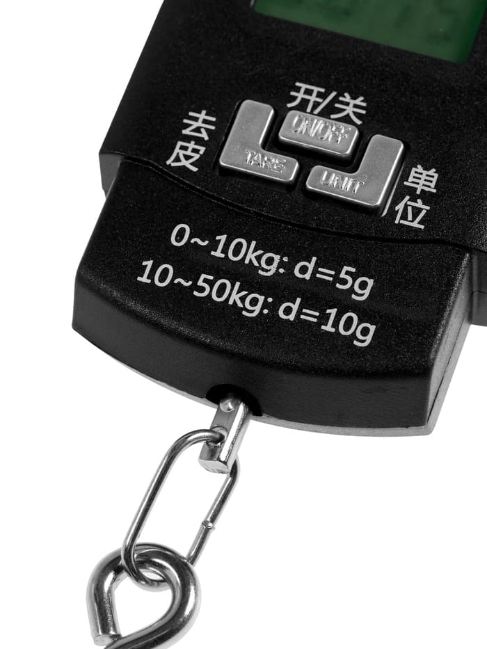 Весы - безмен LV-505, электронные, до 50 кг, точность до 10 г, подсветка, чёрные