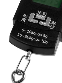 Весы - безмен LV-505, электронные, до 50 кг, точность до 10 г, подсветка, чёрные