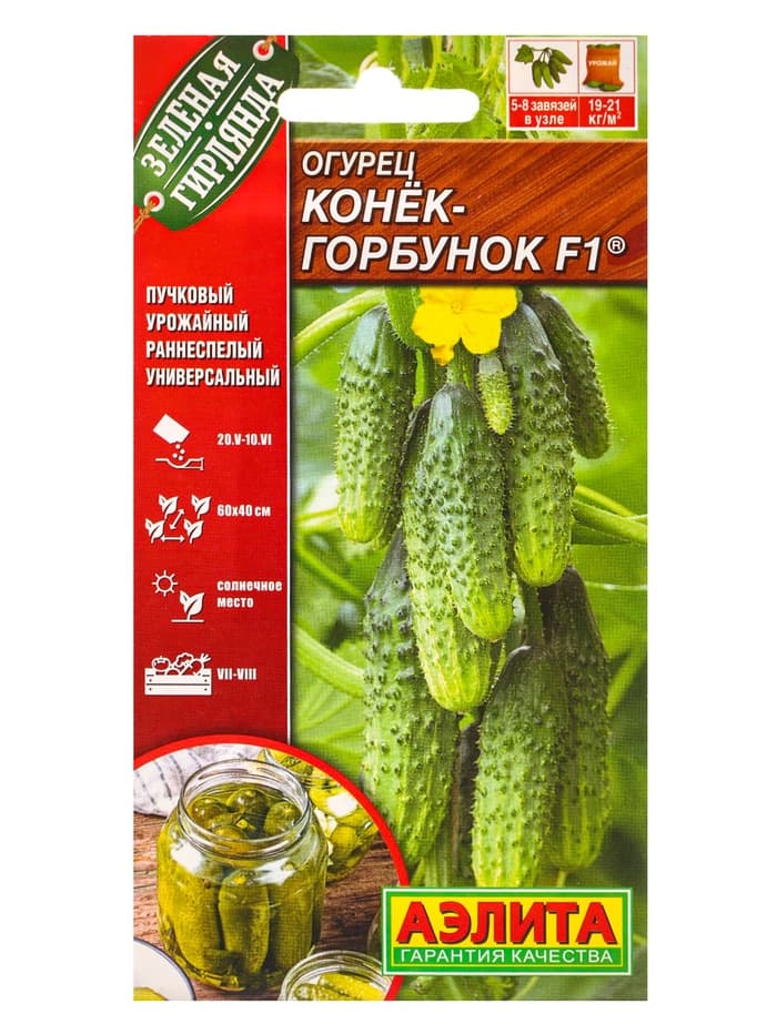 Набор семян Огурец пучковый, 10 сортов, «Мой выбор»