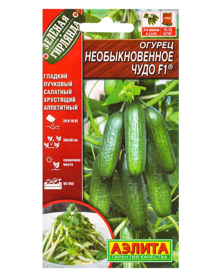 Набор семян Огурец пучковый, 10 сортов, «Мой выбор»