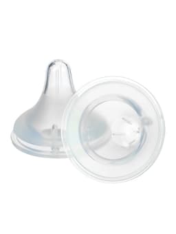 Соска на бутылочку, антиколиковая, 0+, Mum Effect, широкое горло, 2 шт.