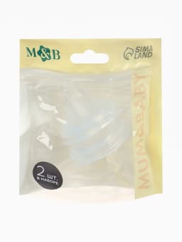 Соска на бутылочку, антиколиковая, 0+, Mum Effect, широкое горло, 2 шт.