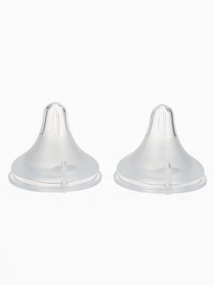 Соска на бутылочку, антиколиковая, 3+, Mum Effect, широкое горло, 2 шт.