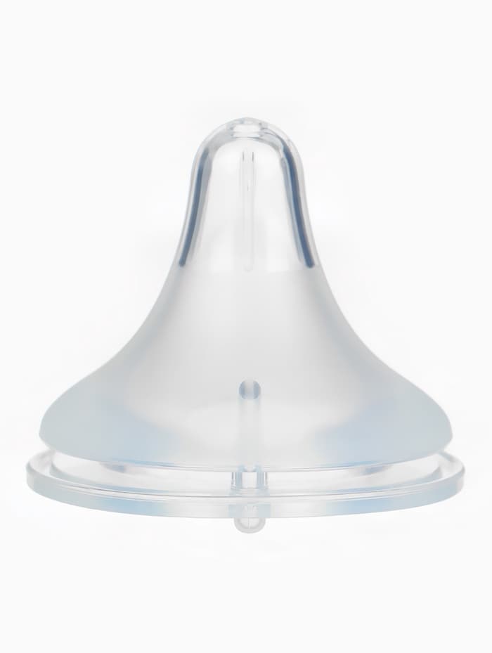 Соска на бутылочку, антиколиковая, 6+, Mum Effect, широкое горло, 2 шт.