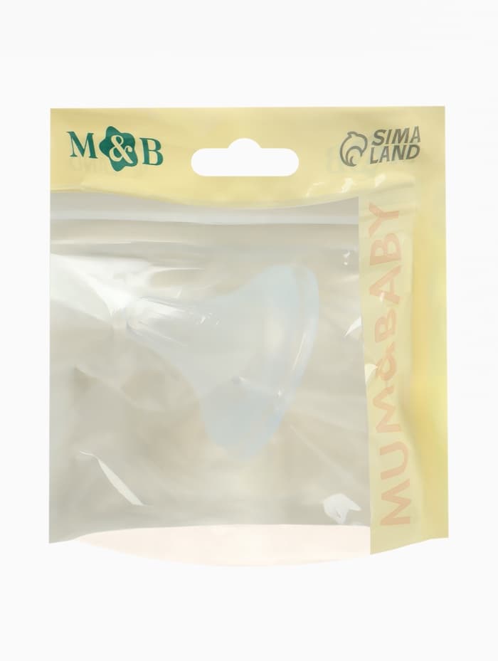 Соска на бутылочку, антиколиковая, 6+ (Х), Mum Effect, широкое горло