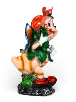 Садовая фигура из полистоуна «Пчёлка в платке», 25×26×50 см