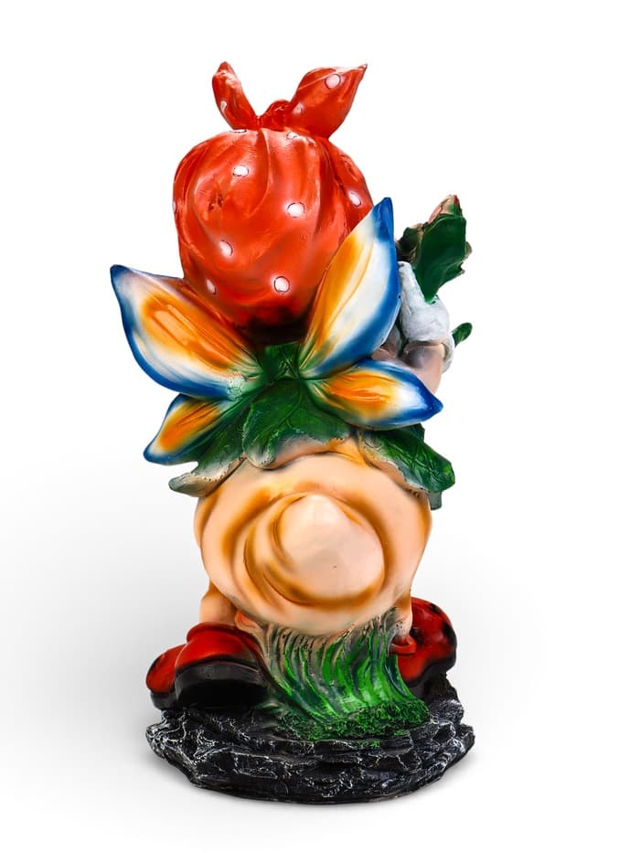 Садовая фигура из полистоуна «Пчёлка в платке», 25×26×50 см