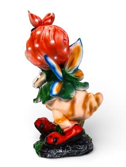 Садовая фигура из полистоуна «Пчёлка в платке», 25×26×50 см