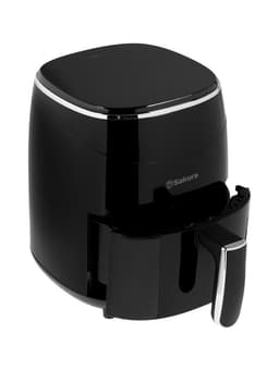 Аэрогриль Sakura SA-7671, 3.5 л, 1200 Вт, 9 программ, таймер, от 80 до 200°C, чёрный