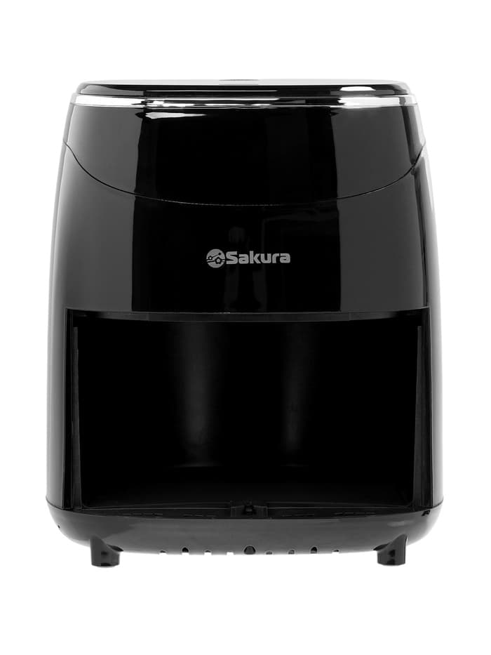 Аэрогриль Sakura SA-7671, 3.5 л, 1200 Вт, 9 программ, таймер, от 80 до 200°C, чёрный