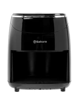 Аэрогриль Sakura SA-7671, 3.5 л, 1200 Вт, 9 программ, таймер, от 80 до 200°C, чёрный