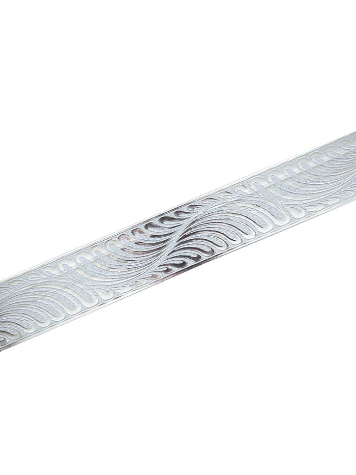 Декоративная планка «Жар-Птица», 200 см, серебро, белый