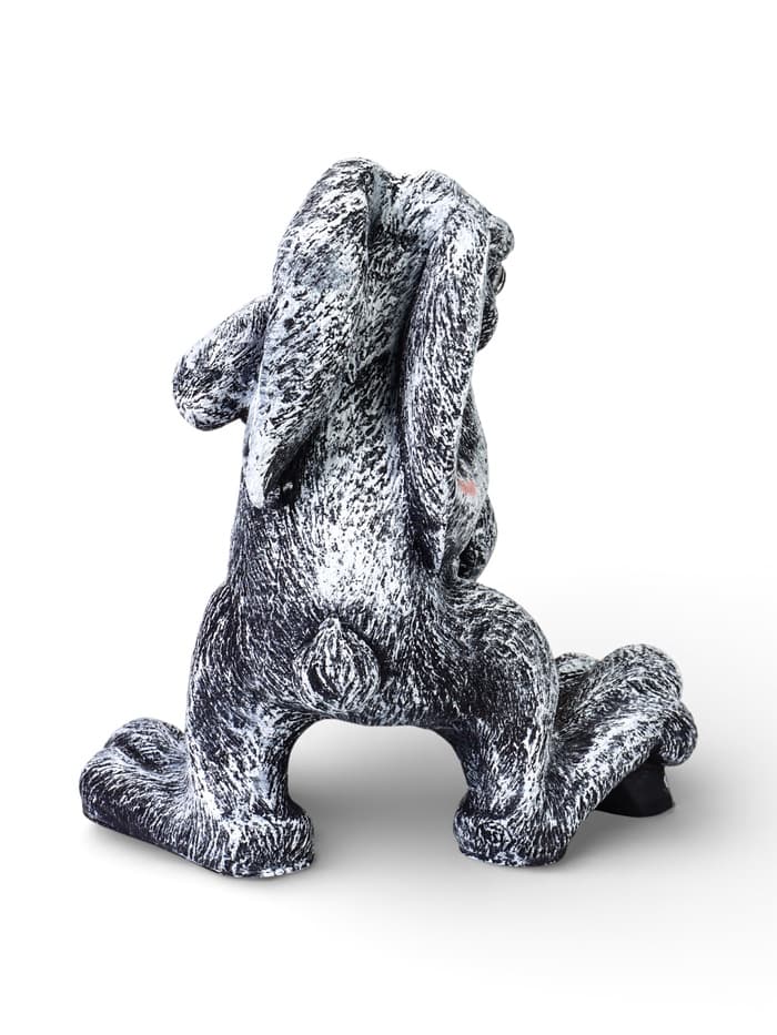 Садовая фигура из полистоуна «Заяц с лопатой», 30×18×35 см