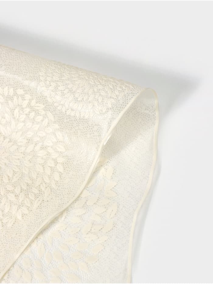 Клеёнка на стол ажурная Lace «Одуванчик», без основы, ширина 137 см, рулон 20 метров, толщина 0.3 мм