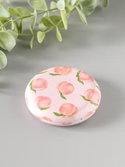 Набор шкатулок для украшений «Фрукты и овощи», 12 шт., мини, металл, круглая, 6.8×6.8×1.7 см