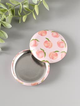 Набор шкатулок для украшений «Фрукты и овощи», 12 шт., мини, металл, круглая, 6.8×6.8×1.7 см