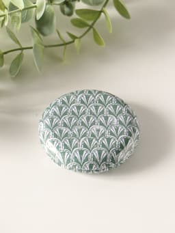 Набор шкатулок для украшений «Геометрические рисунки», 12 шт., мини, металл, круглая, 6.8×6.8×1.7 см