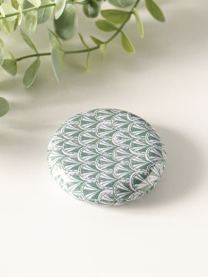 Набор шкатулок для украшений «Геометрические рисунки», 12 шт., мини, металл, круглая, 6.8×6.8×1.7 см