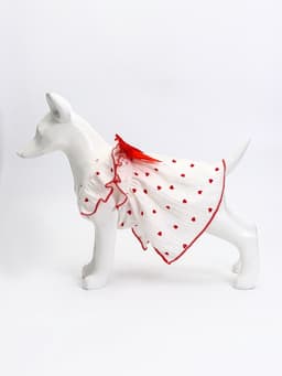 Платье для животных «Зефирка», полиэстер, M, ДС 30, ОГ 40 см, полиэстер