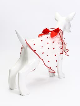 Платье для животных «Зефирка», размер S, ДС 25, ОГ 35 см, полиэстер