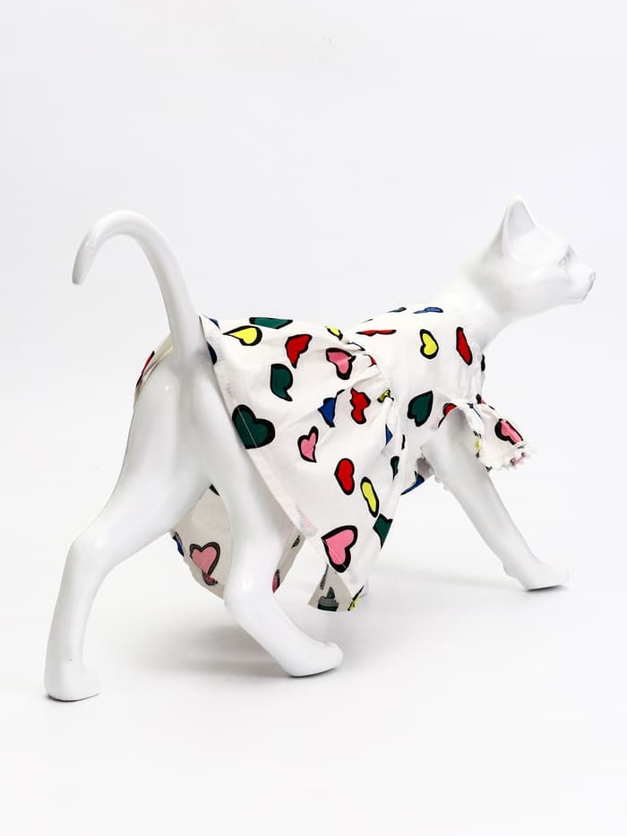 Платье для животных «Арлекино», размер L, ДС 35, ОГ 45 см, полиэстер