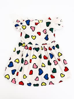 Платье для животных «Арлекино», размер M, ДС 30, ОГ 40 см, полиэстер