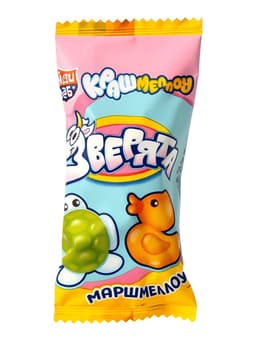Маршмеллоу «Крашмеллоу Зверята», 10 г