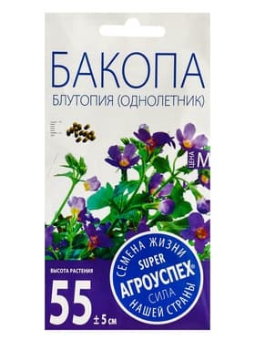 Семена цветов Бакопа Блутопия Агроуспех 4шт (100)