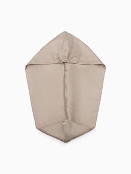 Чалма - тюрбан для волос MINAKU, 25×68 см, тенсель, бежевая