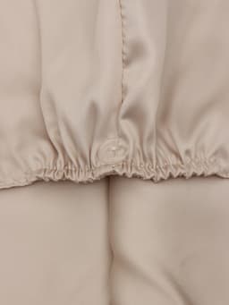 Чалма - тюрбан для волос MINAKU, 25×68 см, тенсель, бежевая