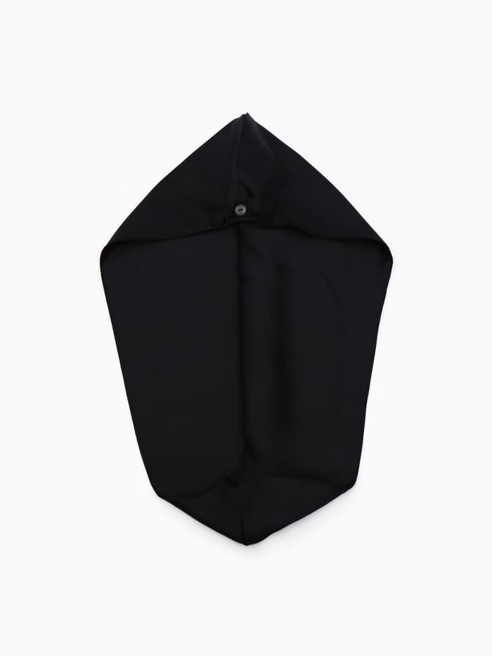 Чалма - тюрбан для волос MINAKU, 25×68 см, тенсель, чёрная