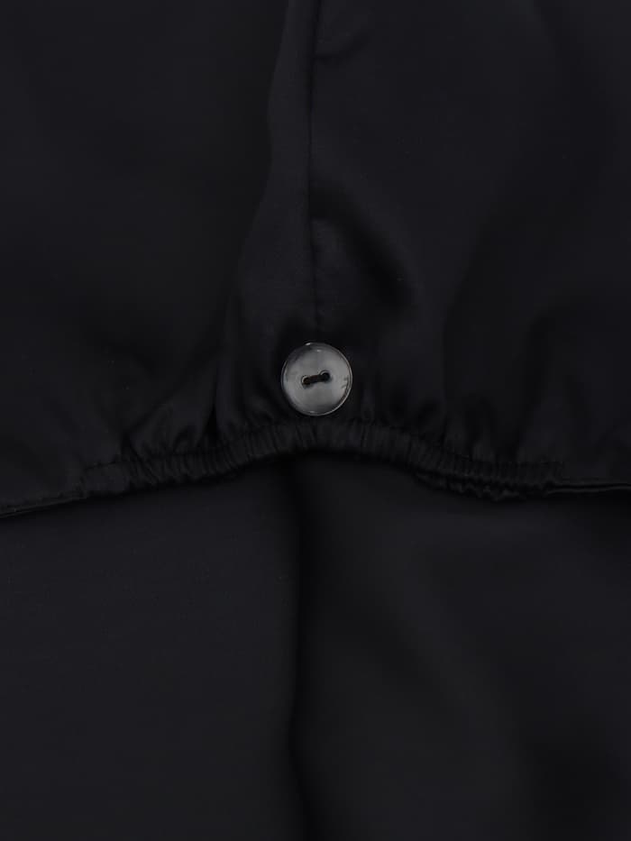 Чалма - тюрбан для волос MINAKU, 25×68 см, тенсель, чёрная