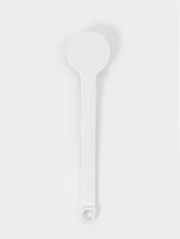 Щётка банная на ручке Доляна, массажёр, 35×7 см, белая