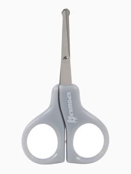 Ножницы маникюрные, детские, закругленные кончики, Крошка Я, серый
