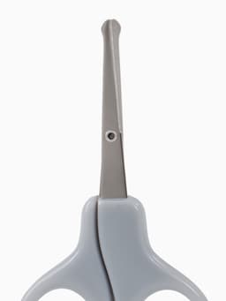 Ножницы маникюрные, детские, закругленные кончики, Крошка Я, серый