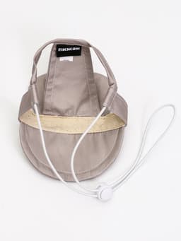 Панама для собак и кошек, размер L, ОГ 44 см, высота 13.5 см, бежевая