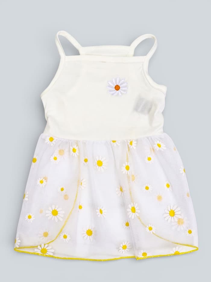 Сарафан для животных «Ромашка», размер S, ДС 20, ОГ 30 см