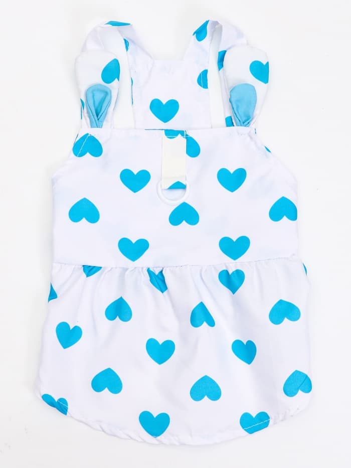 Сарафан для животных «Сердечко», размер S, ДС 20, ОГ 30 см