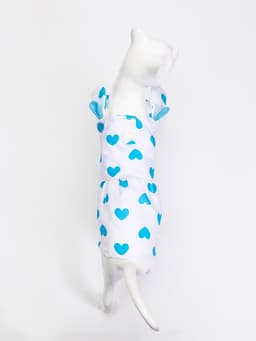Сарафан для животных «Сердечко», размер M, ДС 30, ОГ 40 см