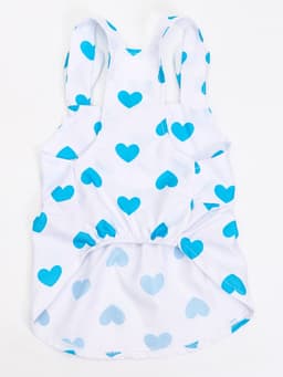 Сарафан для животных «Сердечко», размер M, ДС 30, ОГ 40 см