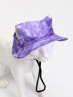 Панама для собак и кошек, размер S, ОГ - 23 см, вес 2-7 кг, фиолетовая