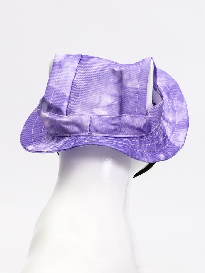 Панама для собак и кошек, размер S, ОГ - 23 см, вес 2-7 кг, фиолетовая