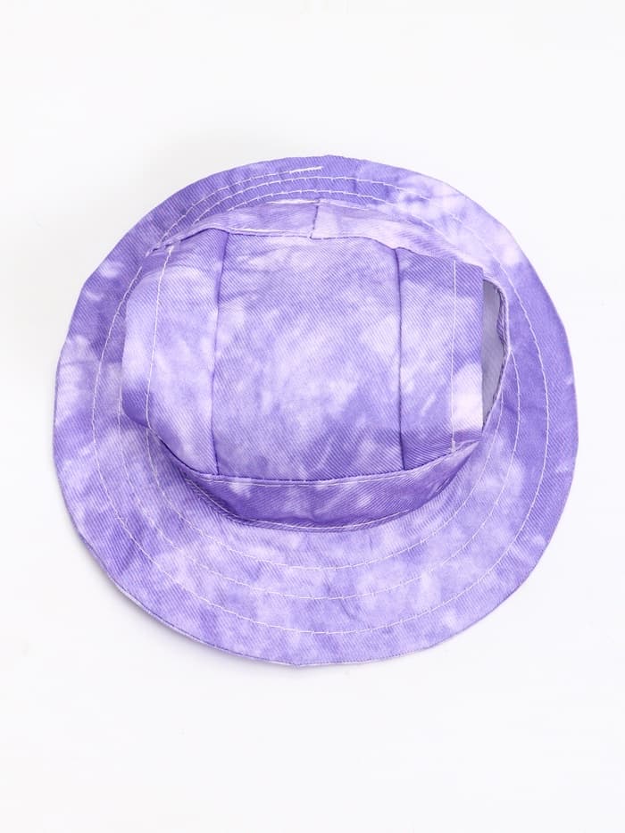 Панама для собак и кошек, размер S, ОГ - 23 см, вес 2-7 кг, фиолетовая