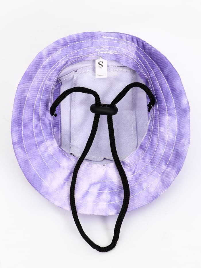 Панама для собак и кошек, размер S, ОГ - 23 см, вес 2-7 кг, фиолетовая